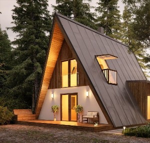 Дом треугольной формы