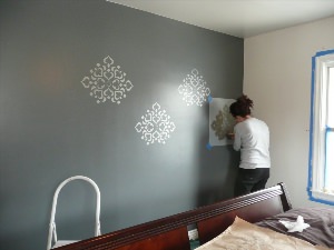 Трафареты для покраски стен