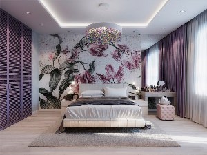 Красивый дизайн спальни в современном стиле