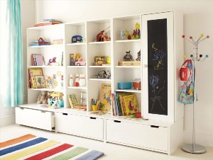 Шкафчики в детскую комнату для игрушек