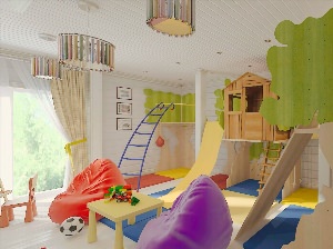 Детская игровая комната для малышей