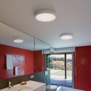 Встраиваемый светильник в ванную комнату потолочный