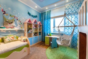Простой дизайн детской комнаты