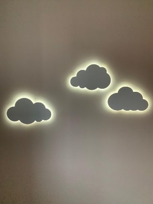Бра облако в детскую комнату