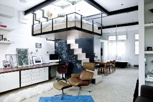 Дизайн комнат с высокими потолками