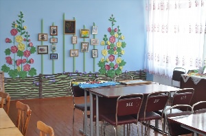 Оформление стен в классе начальной школы