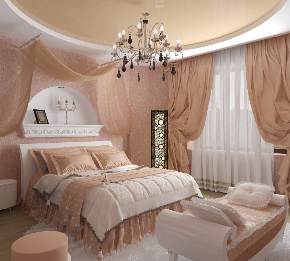дизайн спальни разные стили