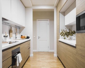 Дизайн маленьких проходных кухонь