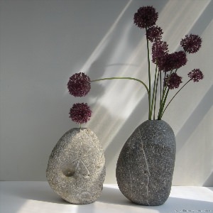 Декоративные стеклянные камни для интерьера