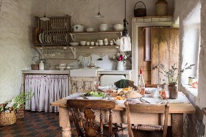 Деревенская кухня интерьер