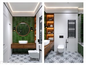 Туалет с душем дизайн