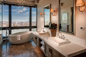 Красивые ванные комнаты в частном доме