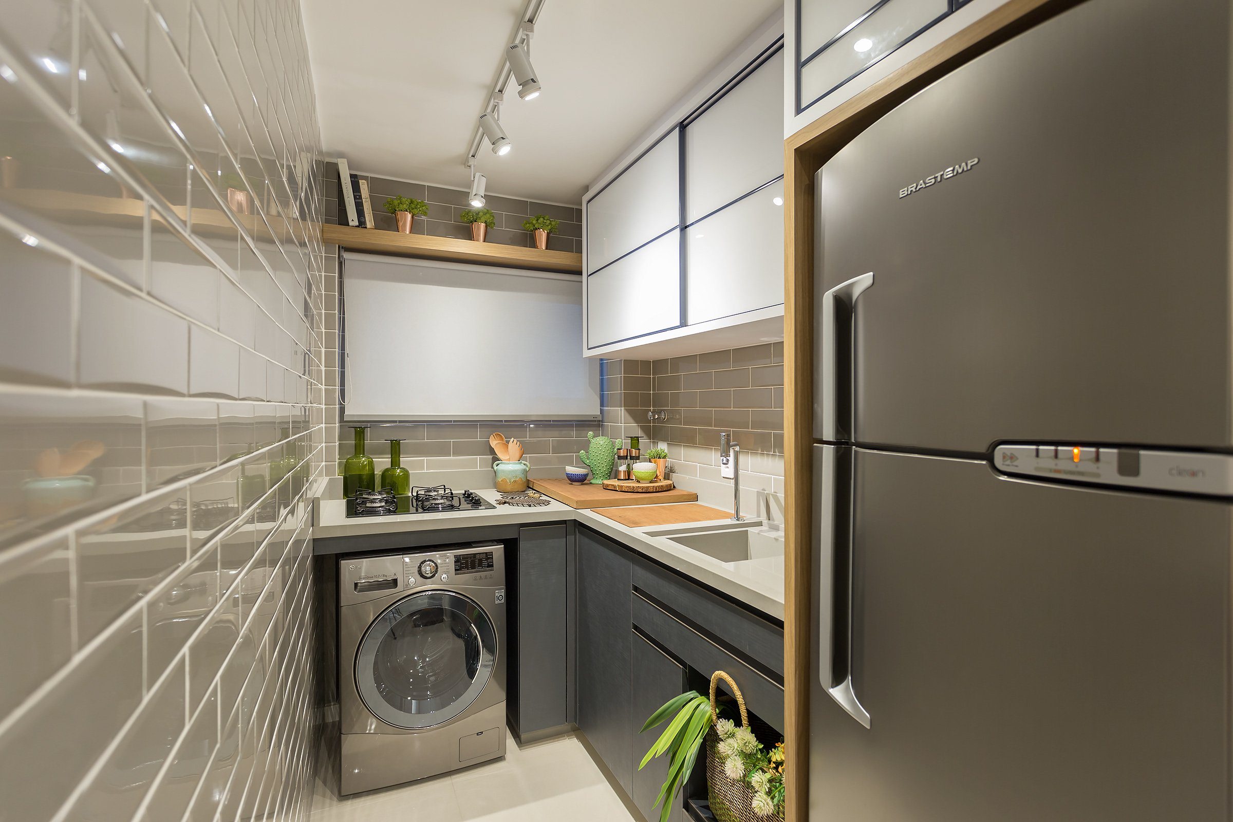 Гениальное использование пространства: на винтажной кухне используется вся площадь без остатка
