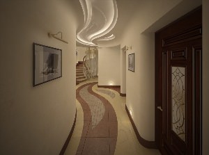 Г образный потолок в коридоре