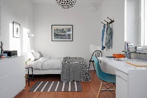 Маленькая комната в скандинавском стиле