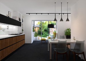 Кухня столовая в стиле минимализм
