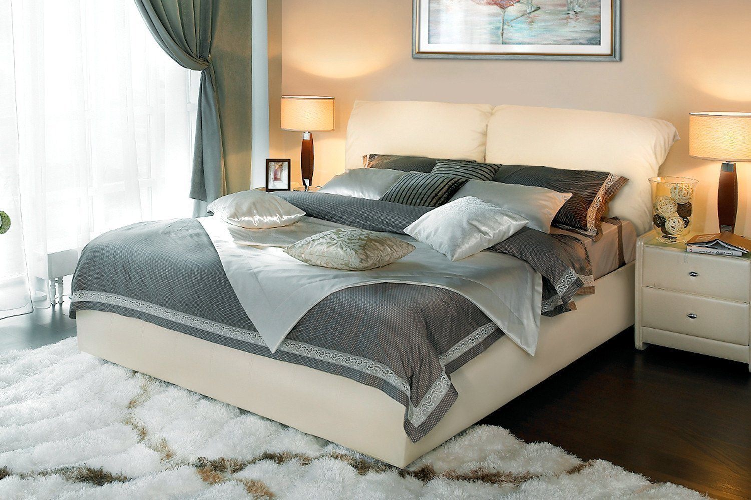 Аскона мебель кровати. Кровать Richard Аскона 200/180.