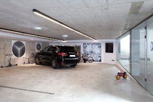 Подземный гараж в частном доме