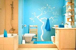 Варианты покраски ванной комнаты