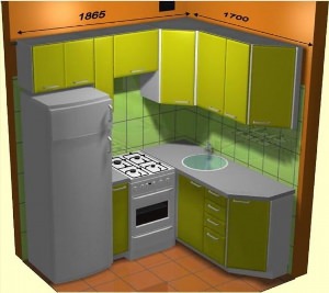 Дизайн малогабаритных кухонь