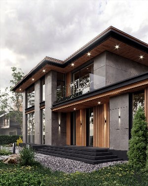 Фасадный дизайн домов