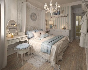 Спальная комната в стиле прованс