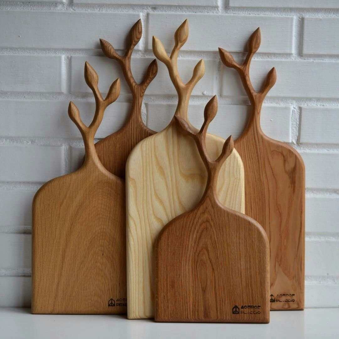 Разделочные кухонные доски из дерева
