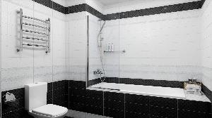 Ванная комната белая плитка