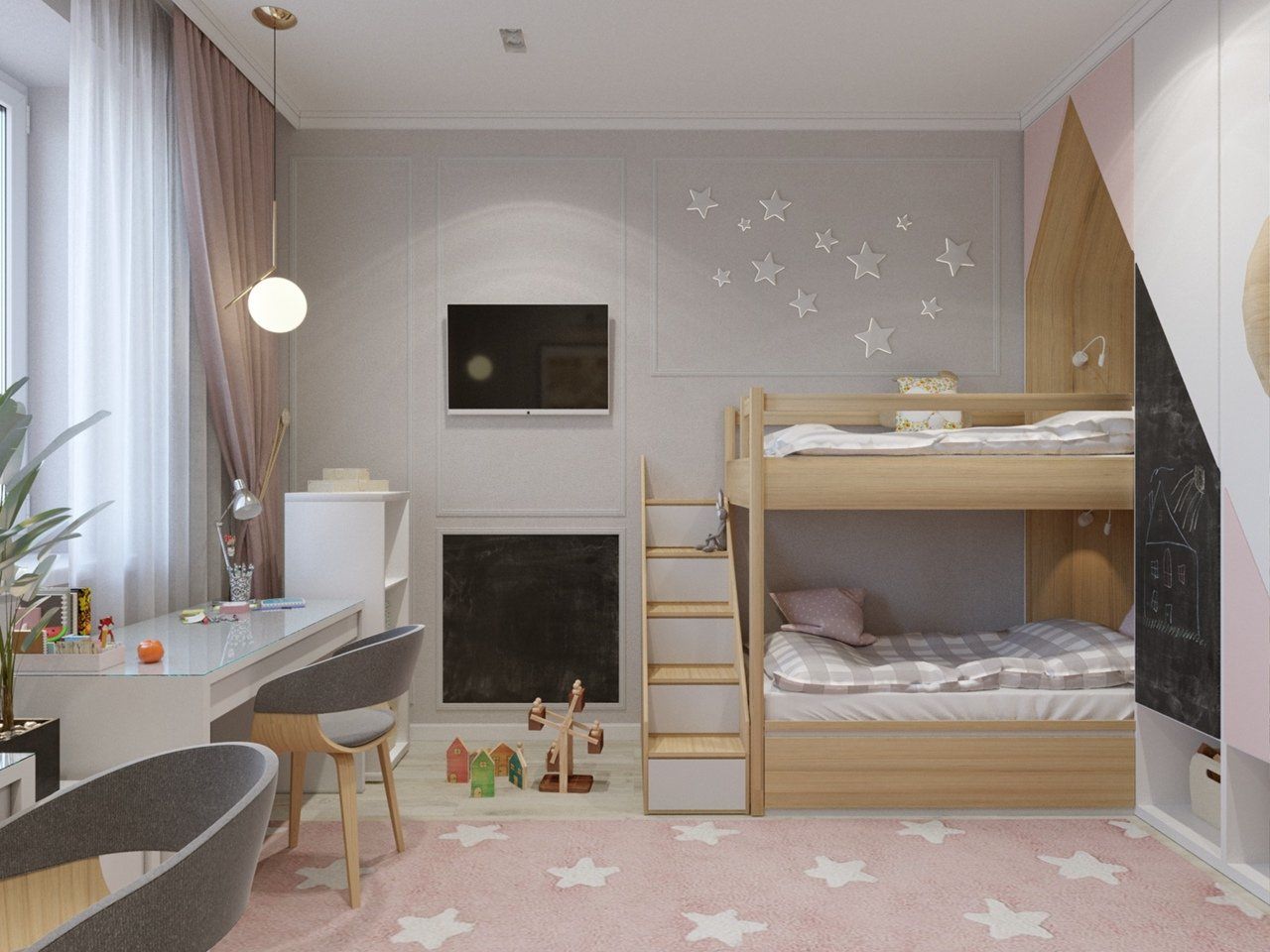 Детская комната для близняшек
