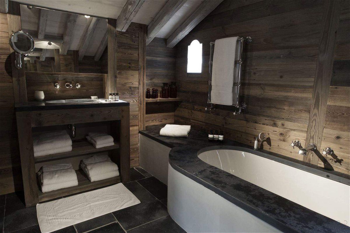 Альпийское Шале интерьер ванна
