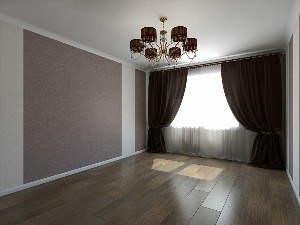 Дизайн комнаты без мебели