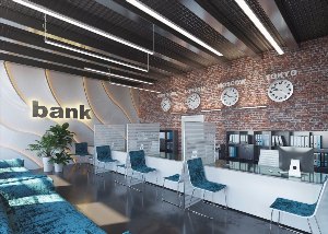 Дизайн интерьера банка