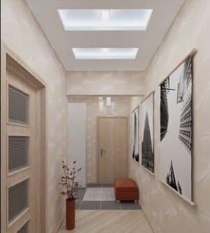 Дизайн длинного коридора в панельном доме