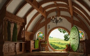 Круглый дом из дерева
