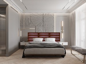 Стеновые панели над кроватью