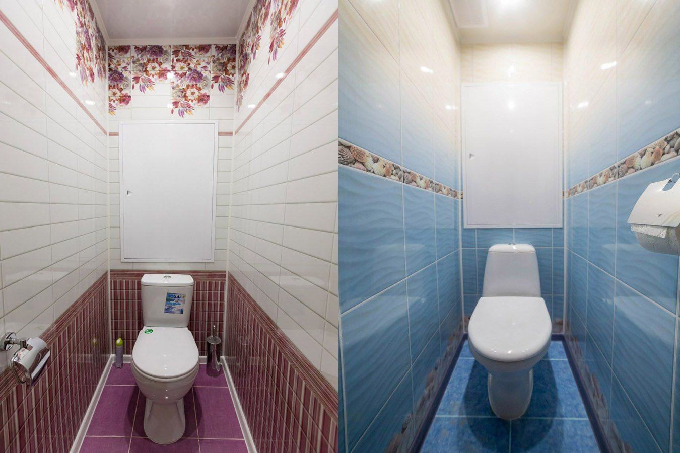 Ремонт туалета дешево и красиво панелями (71 фото)