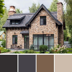 Модные цвета фасадов домов