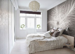 Красивый интерьер спальни в современном стиле