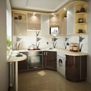 Дизайн небольших кухонь