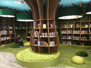 Необычный дизайн библиотеки