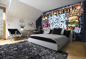 Комната для подростка в стиле граффити
