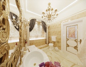 Ванна комната в стиле классика