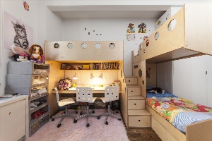 Детская комната для троих детей