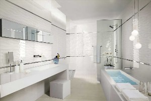 Белая ванная комната