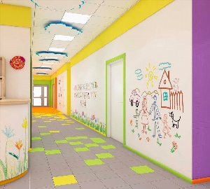 Дизайн холла детского сада