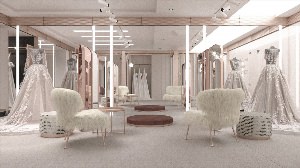 Дизайн свадебного салона