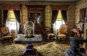 Комната викторианской эпохи