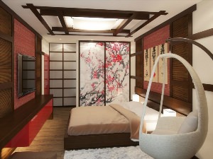 Комната в стиле японии