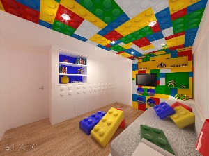 Лего комната в детском саду