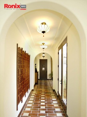 Напольная плитка в узкий коридор